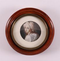 A miniature portrait of 'Portrait of Beatrice Cenci', Italian school,