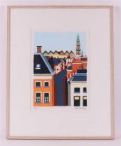 Sloof, Anke (Utrecht 1957) 'View of the Martinitoren Groningen',