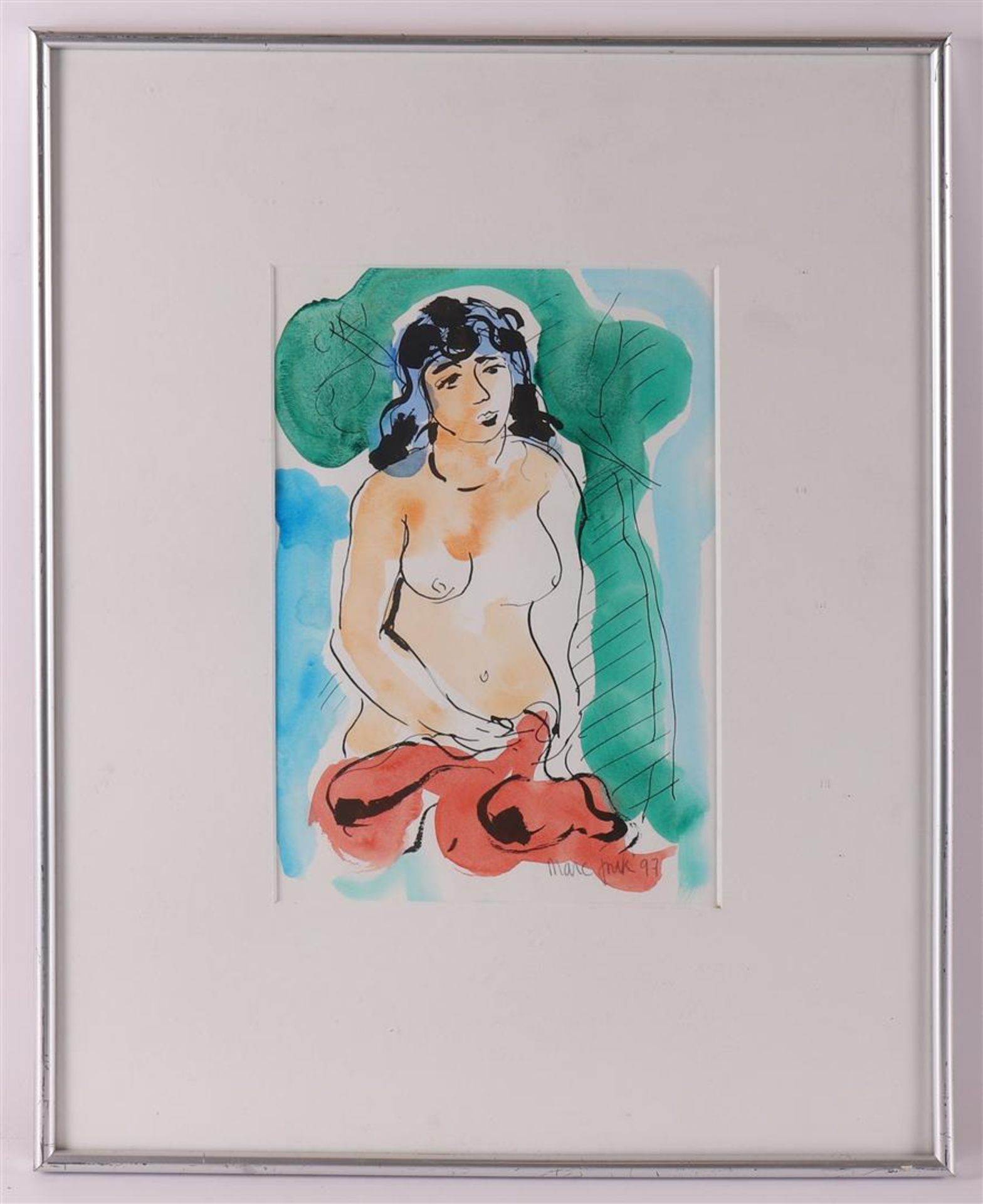 Jonk, Marc (Amsterdam 1951-) 'Female nude',