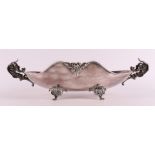A Sterling silver boat-shaped fruit bowl, Italy, Zaramella Argenti