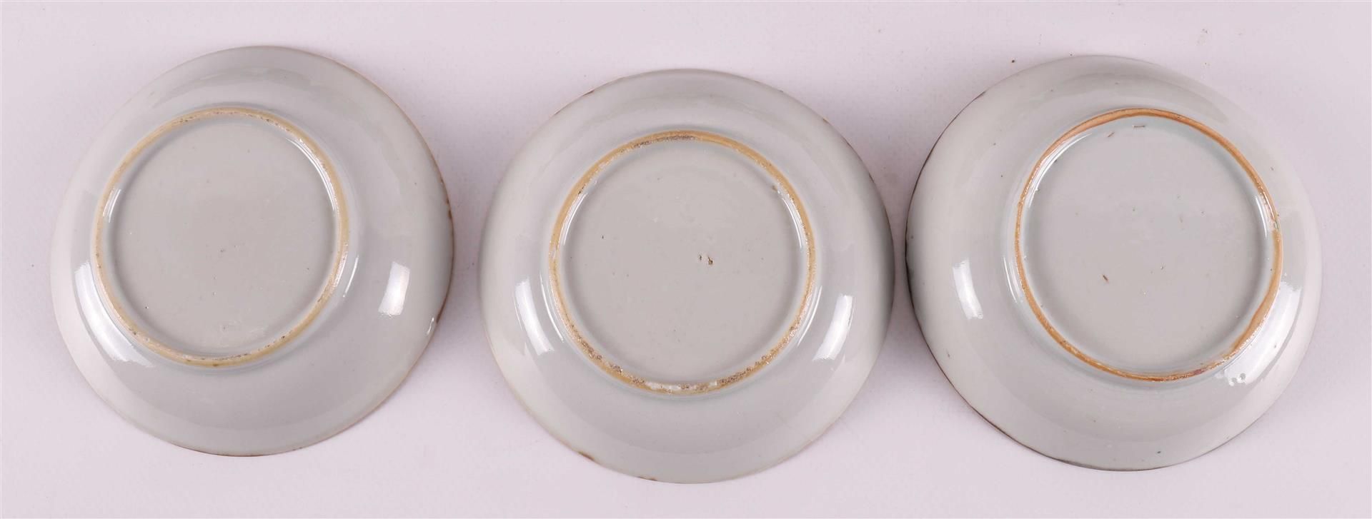 Seven famille rose porcelain cups and saucers, Batavia porcelain, China, - Image 8 of 27