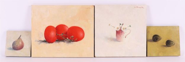 Nijmeijer, J. (Joop) (1941-2017) 'Still lifes with eggs, fruit and vegetables'