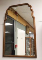 A Soester mirror in walnut frame, around 1900.