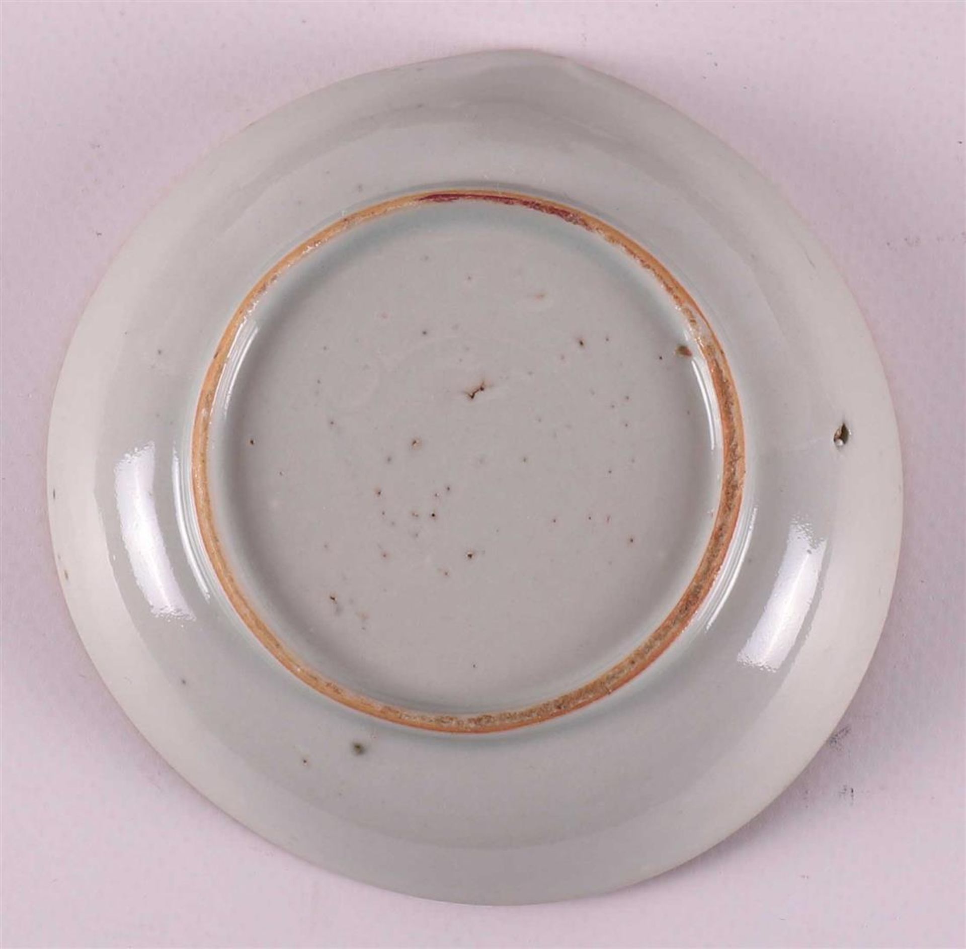 Seven famille rose porcelain cups and saucers, Batavia porcelain, China, - Image 6 of 27