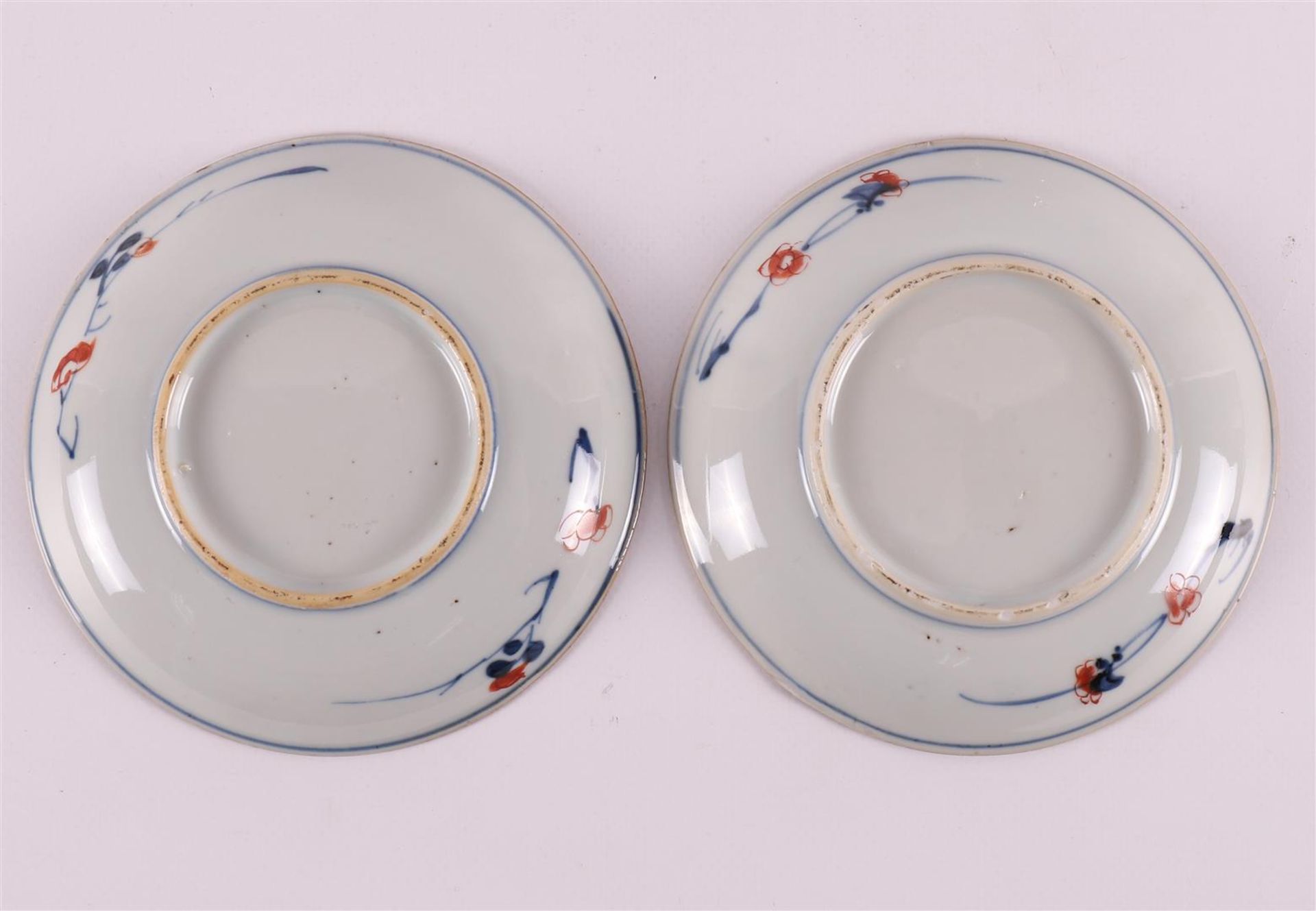 Three various blue/white porcelain plates, China, Qing Dynasty, around 1800. - Image 10 of 10
