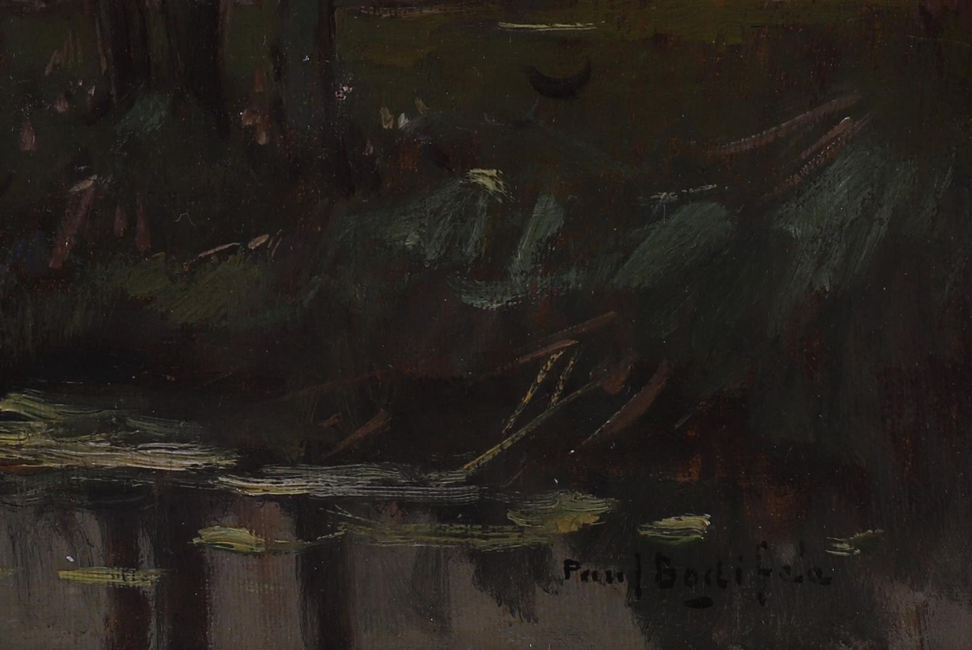 Bodifee, Johannes Petrus Paulus(Paul) (Amsterdam 1866-1938) 'Landscape' - Bild 2 aus 3