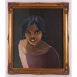 Loo van Pit (1905-1991) 'Portrait of a girl',