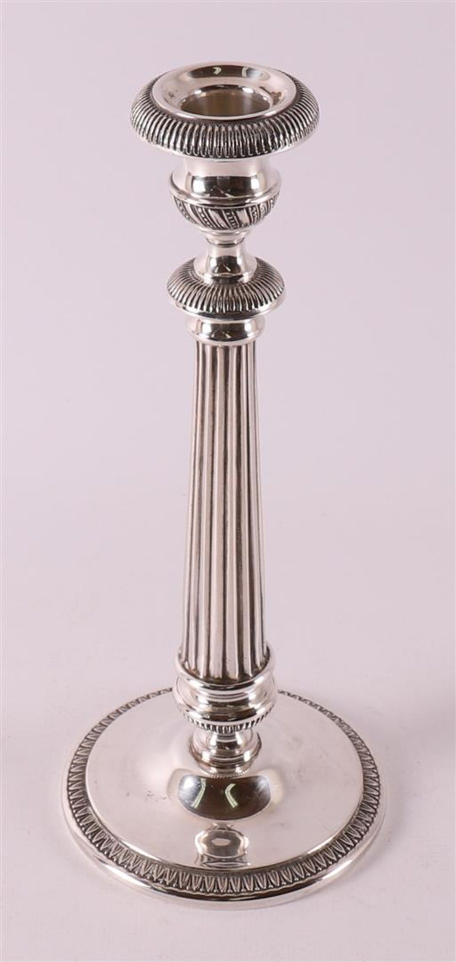 A 3rd grade silver 1-light candlestick, 20th century.