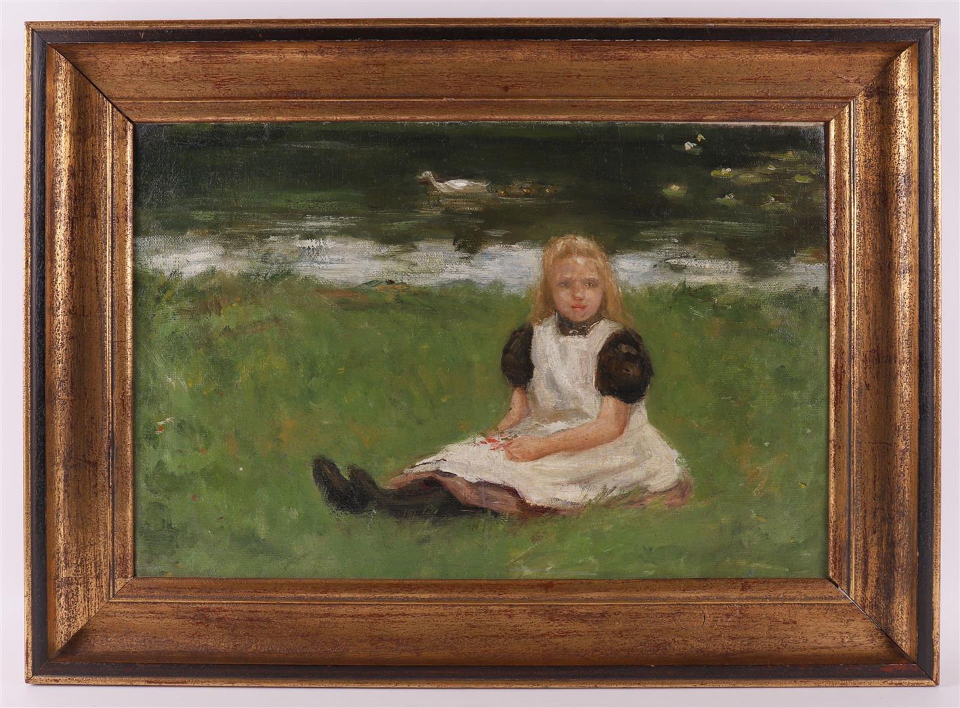 Willem Maris (184401910) “Girl in the grass”,