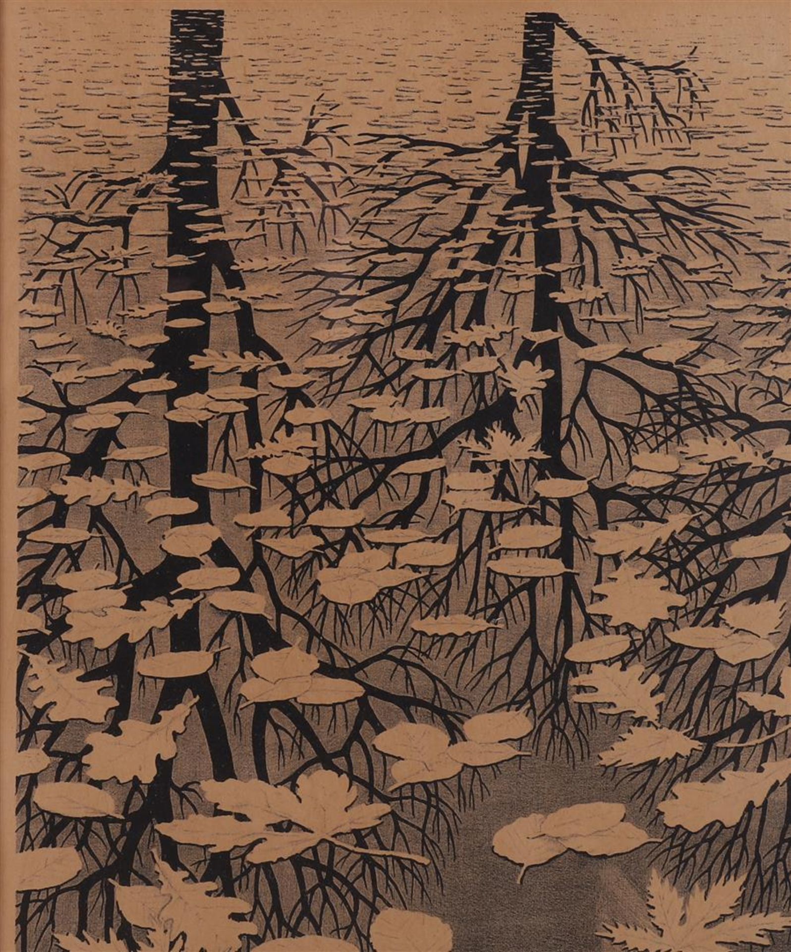 Escher, Maurits Cornelis (1898-1972) 'The three worlds', - Bild 4 aus 7