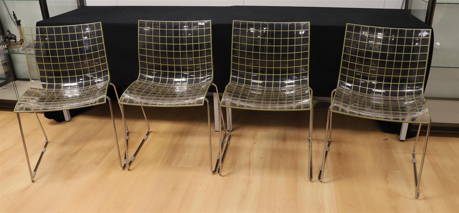 Italian vintage dining room chairs, design: Marco Maran for Max Design, 2000.