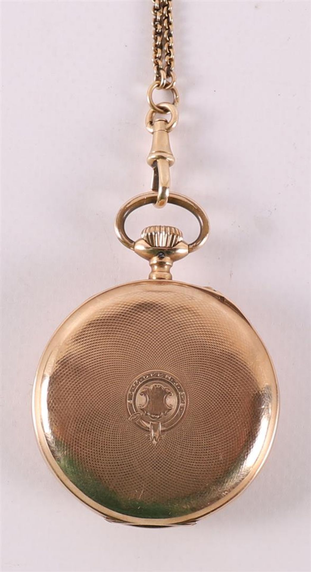A men's vest pocket watch in gold case, International Watch Co. -Schaffhausen, - Bild 6 aus 7