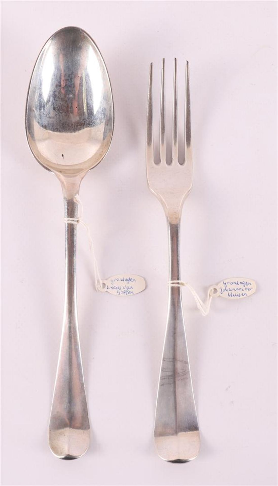 A first grade 925/1000 silver spoon, Groningen, year letter 1777-1778.