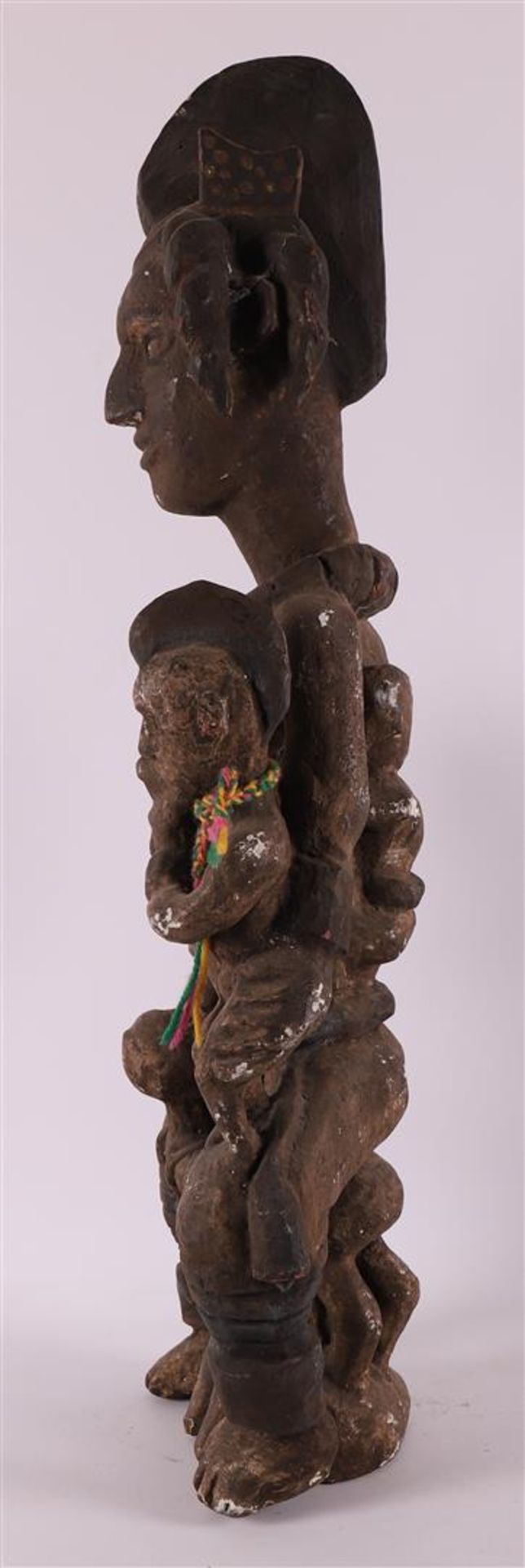 Ethnographic/tribal. A wooden fertility statue, Africa, Yoruba tribe - Image 2 of 4