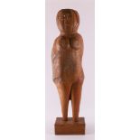 Eggen, Gene (1921-2000) A wooden sculpture of a woman, 2nd half of the 20th cent