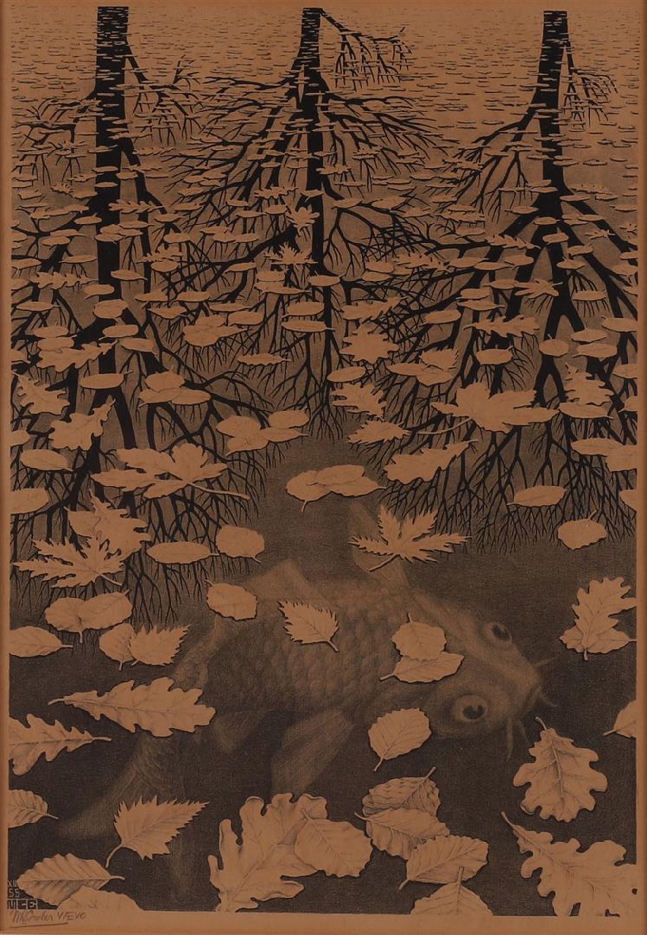 Escher, Maurits Cornelis (1898-1972) 'The three worlds', - Bild 2 aus 7