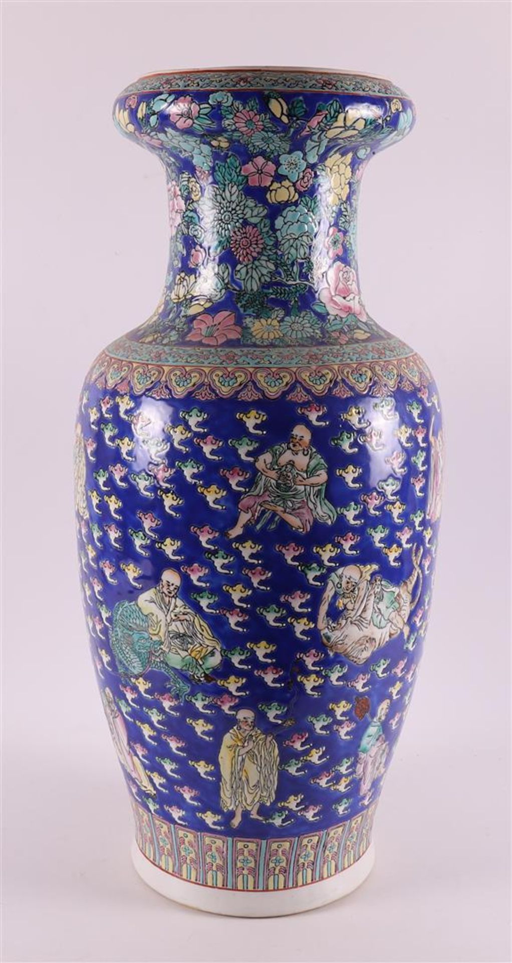 A baluster-shaped porcelain vase, China, 20th century. - Image 2 of 7