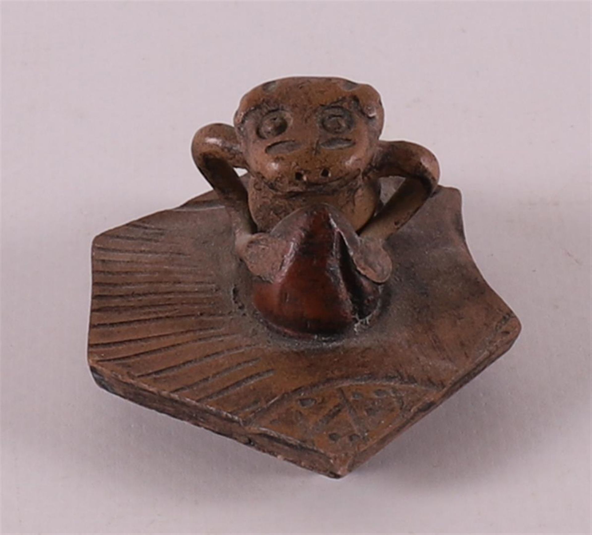 A yixing stoneware tree trunk-shaped teapot, China, 20th century. - Image 9 of 11