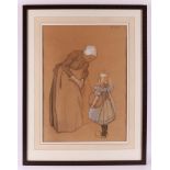 Dozy, Reinhart (Nijmegen 1880 -1947) 'Woman with child',