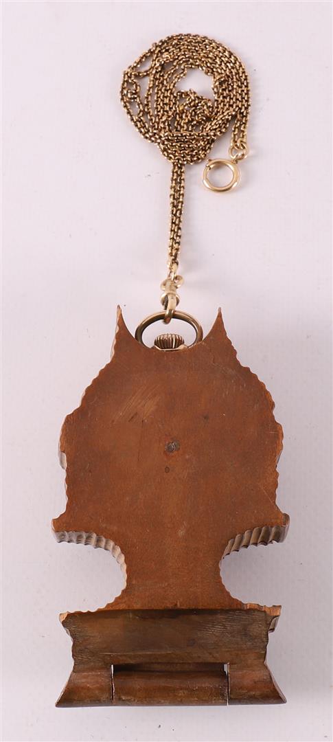 A men's vest pocket watch in gold case, International Watch Co. -Schaffhausen, - Image 5 of 7