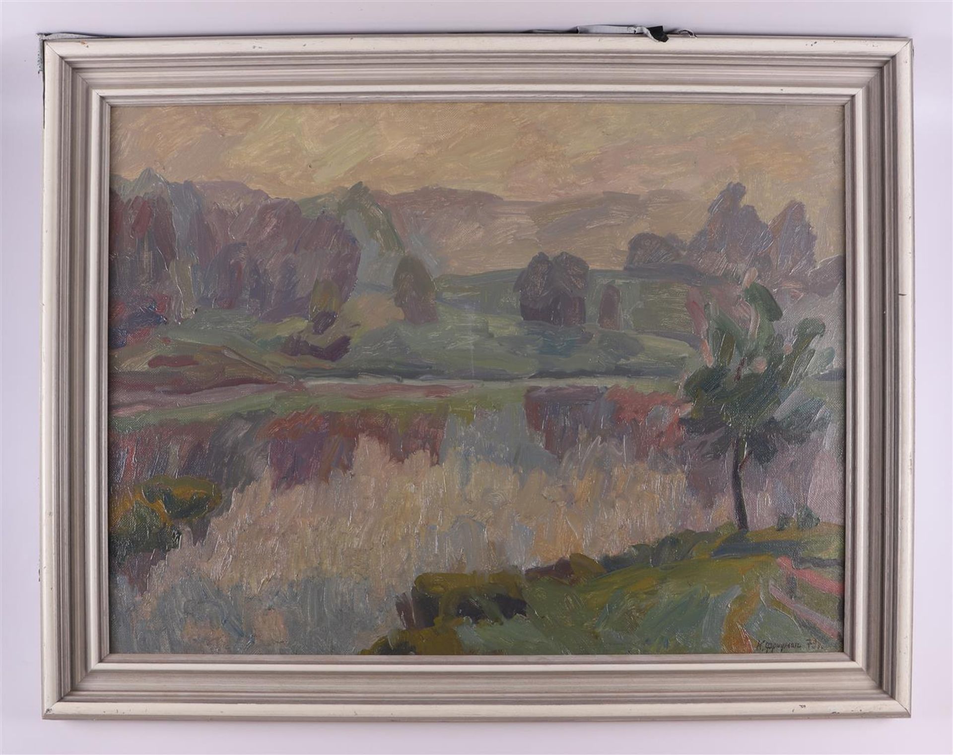 Ukrainian school, probably Friedman, Carl 'Landscape',