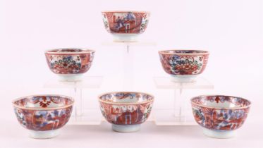 Six Amsterdam porcelain bowls, China, Qianlong, 18th century.