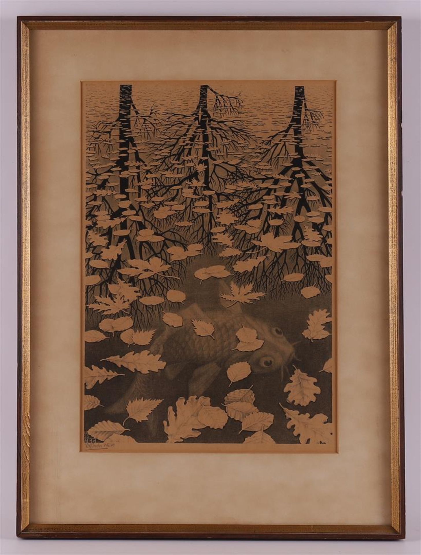 Escher, Maurits Cornelis (1898-1972) 'The three worlds',