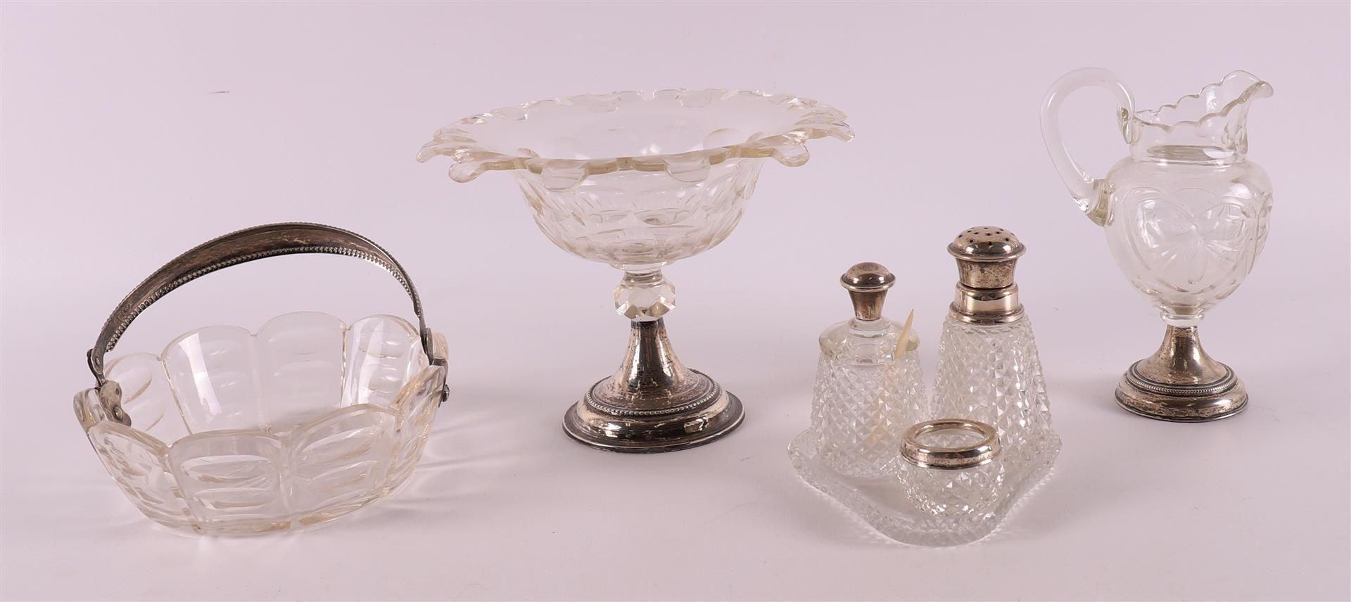 A lot of various glass with silver base, 1st half of the 20th century - Bild 2 aus 2