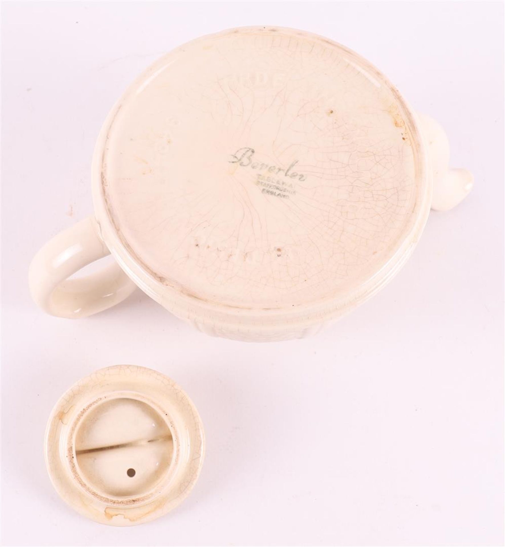 A creamware terrine on saucer, England 19th century. - Bild 17 aus 18