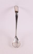 A silver egg spoon, J. Boon, Schoonhoven, year letter 1888.