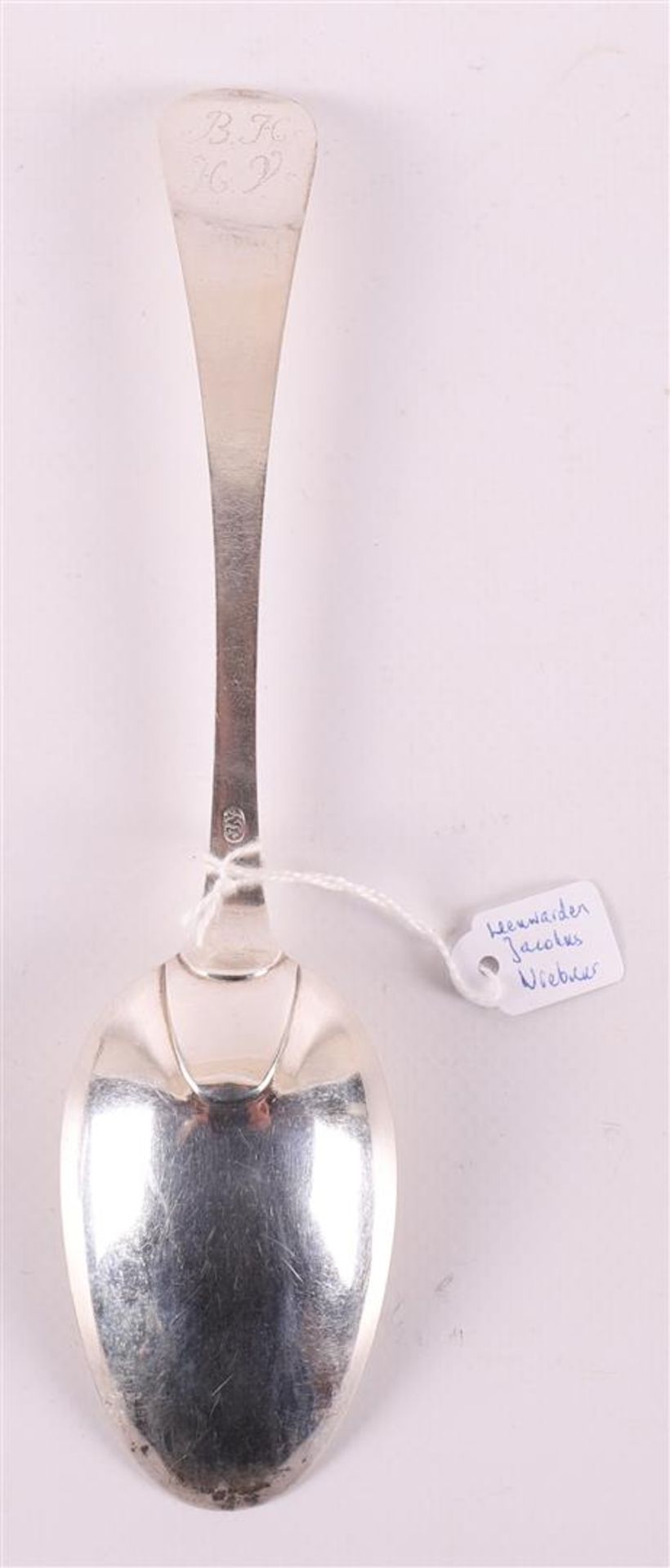 Four first grade content 925/1000 silver spoons, Friesland, Leeuwarden, - Image 6 of 7