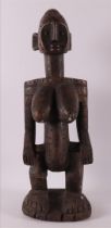 Wooden fertility statue, anthromorhe Komtol Montol, Nigeria, Africa, 20th centur