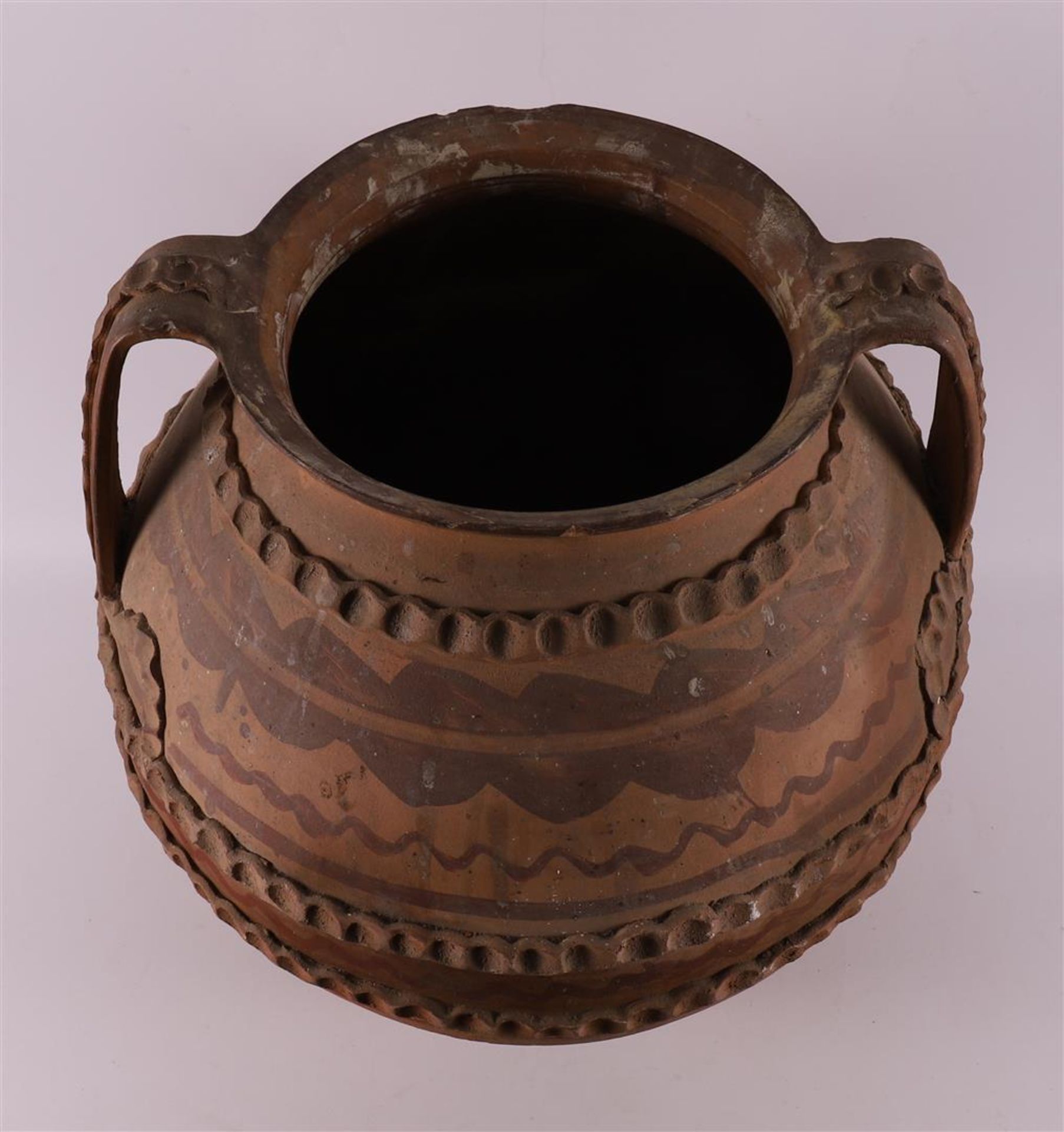 A stoneware vase, 19th century. - Image 2 of 6