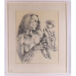 Kuik, Dirkje (Utrecht 1929-2008) 'Mother with child',