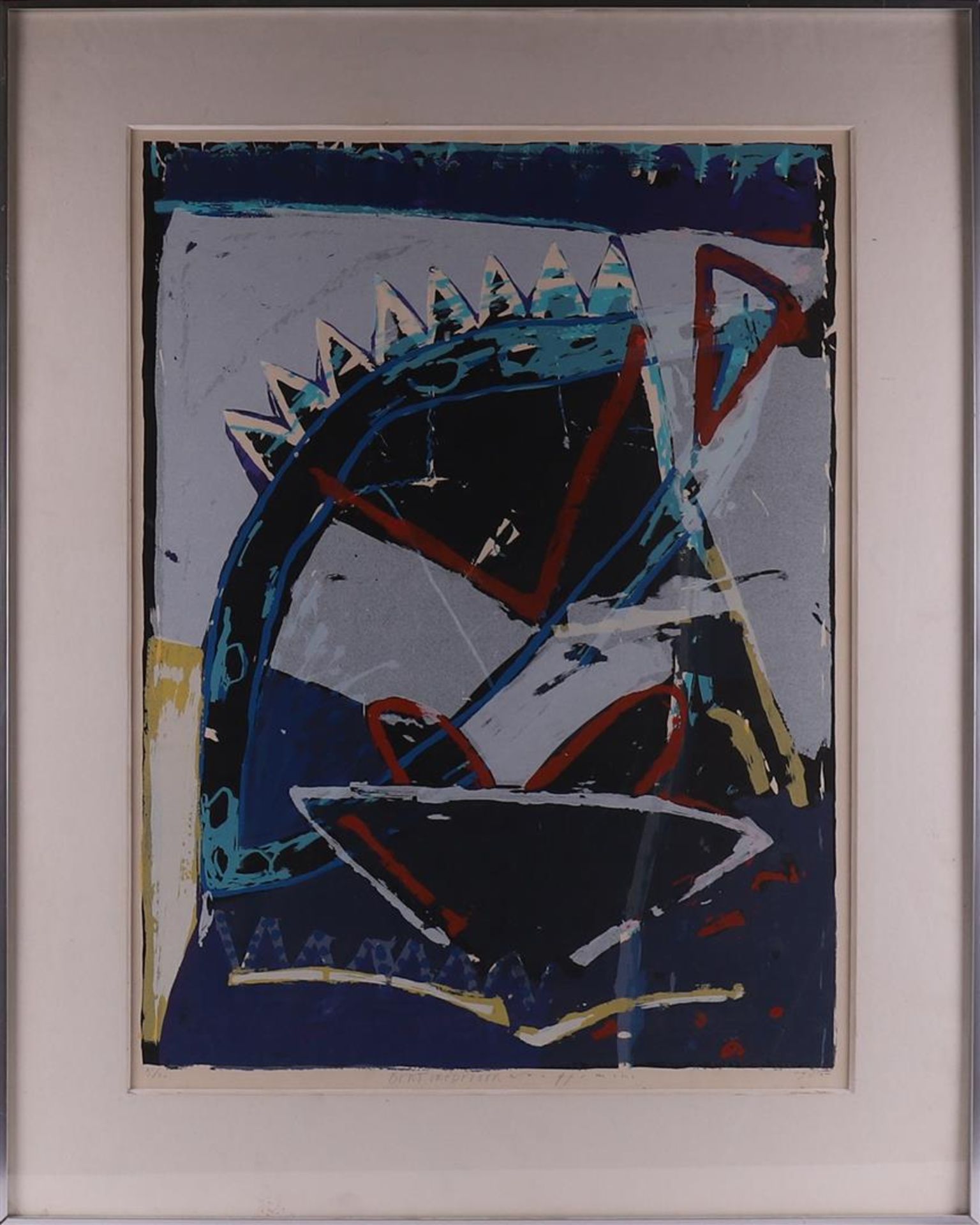 Vredegoor, Bert (Deventer 1956-) & Piet Warffemius 'abstract', 1985