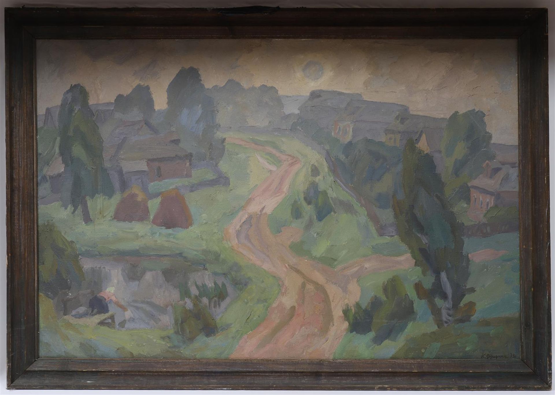 Ukrainian school, probably Friedman, Carl 'Landscape',