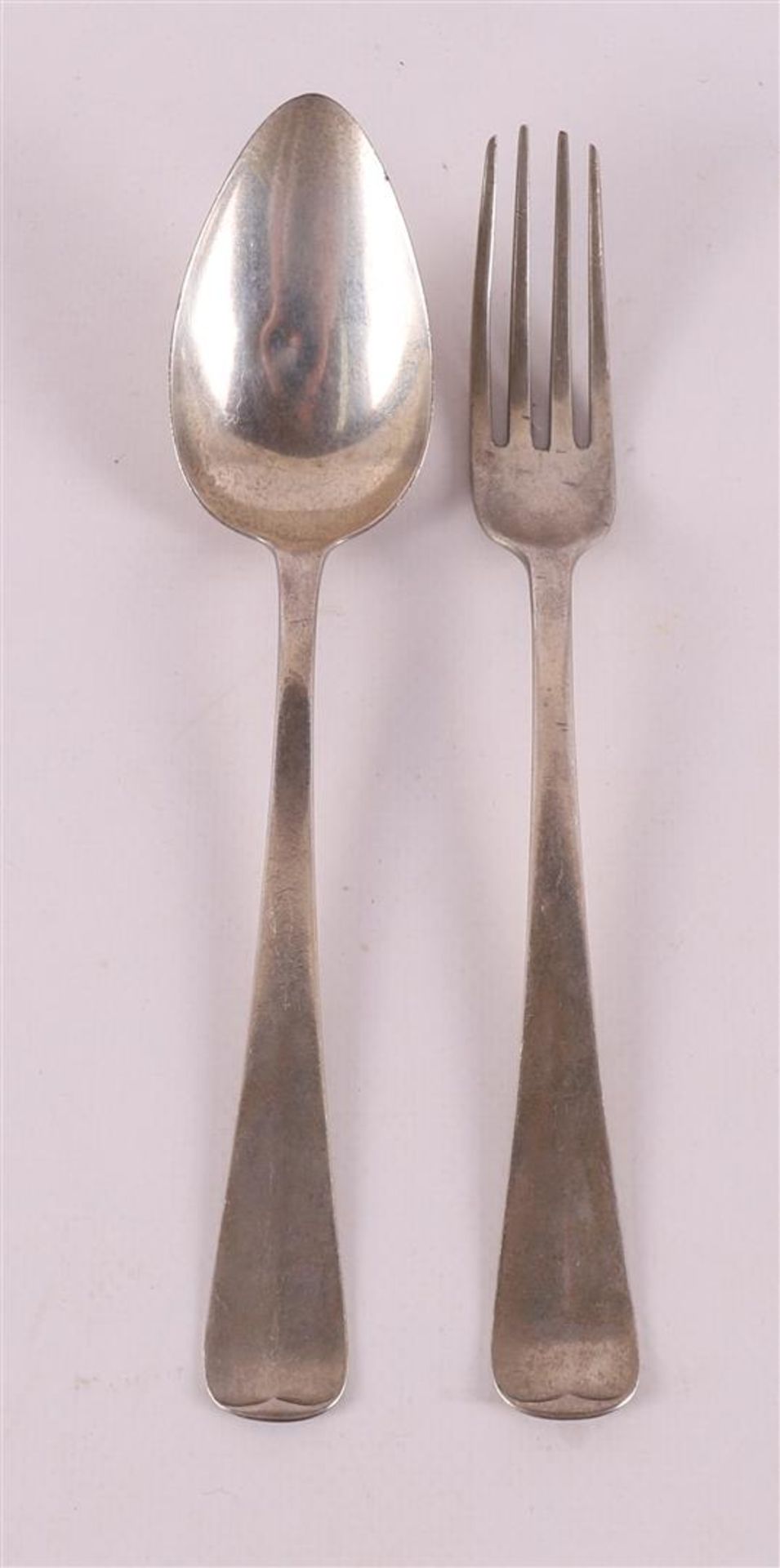 A second grade 835/1000 silver cutlery, handball prize Marsum, Friesland, ca. 19