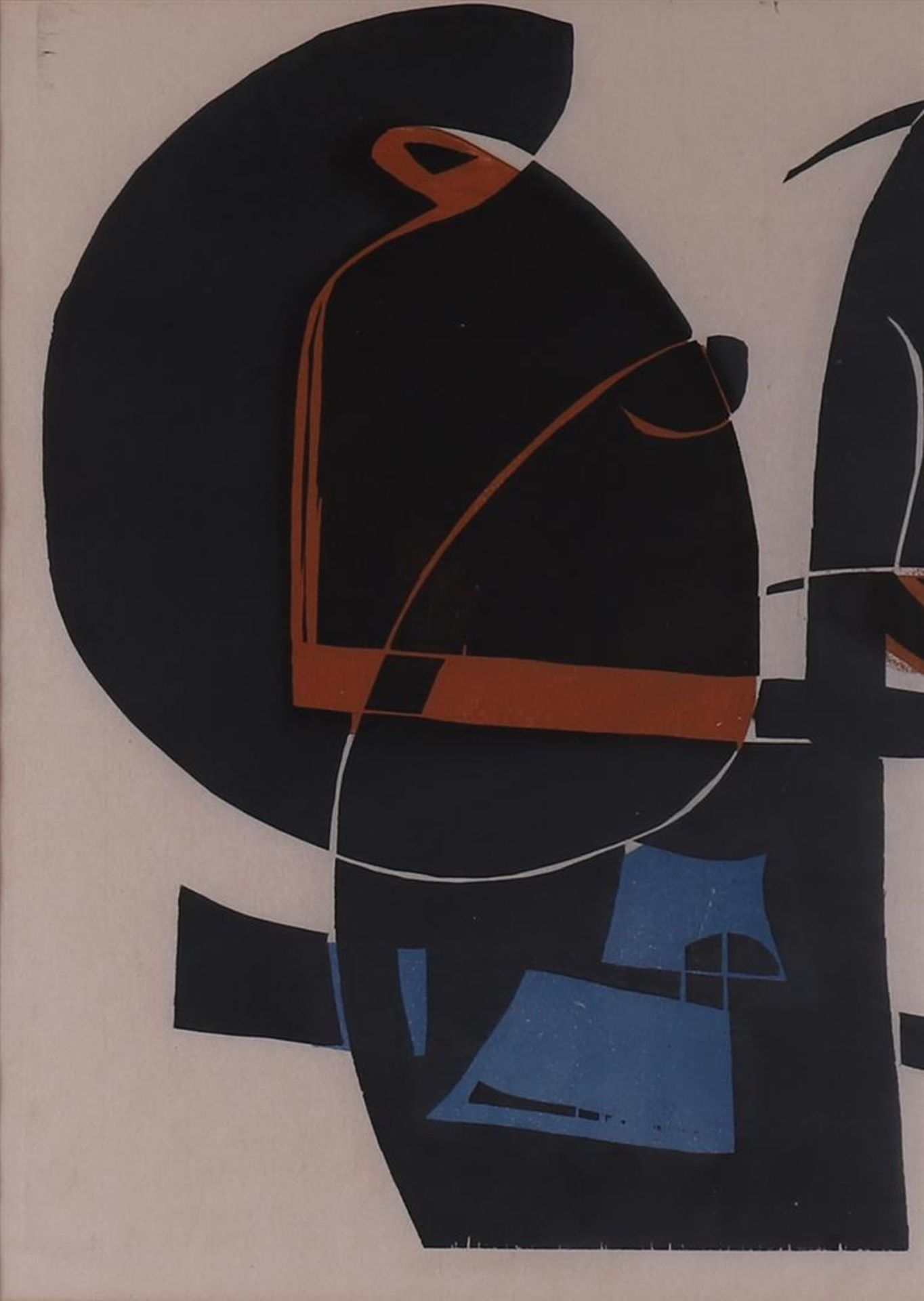 Zee van der, Jan (Leeuwarden 1898-1988) 'Composition', - Bild 2 aus 4