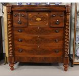 A chest of drawers, England, early 19th century.