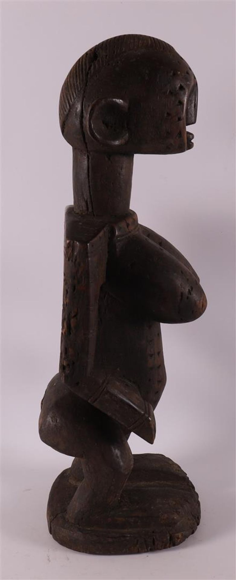 Wooden fertility statue, anthromorhe Komtol Montol, Nigeria, Africa, 20th centur - Bild 3 aus 4