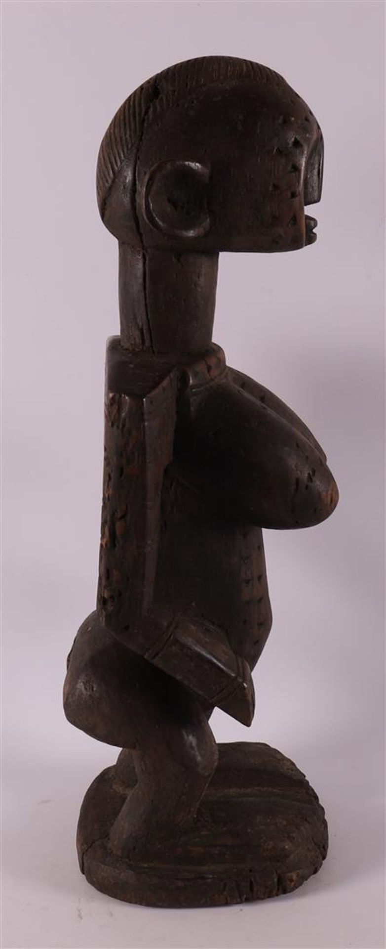 Wooden fertility statue, anthromorhe Komtol Montol, Nigeria, Africa, 20th centur - Image 3 of 4