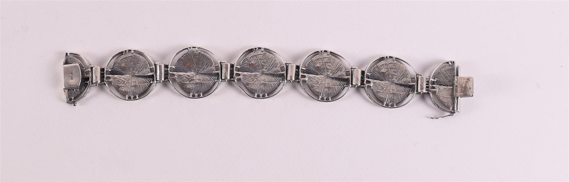 A 1st grade 925/1000 silver design link bracelet. TEKA, Theodor Klotz. - Image 3 of 3