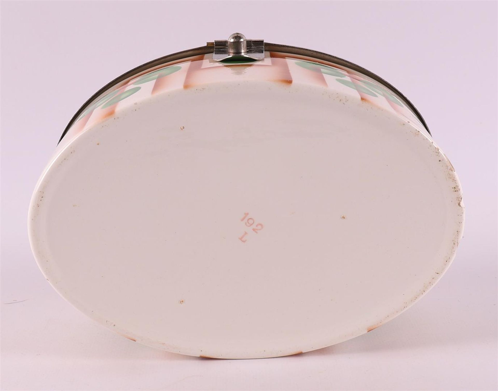 An oval Art Deco earthenware salver, Germany, around 1920. - Image 8 of 8