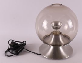 A vintage Raak D-2002, 'Dream Island', table lamp with convex glass shade, 1960s