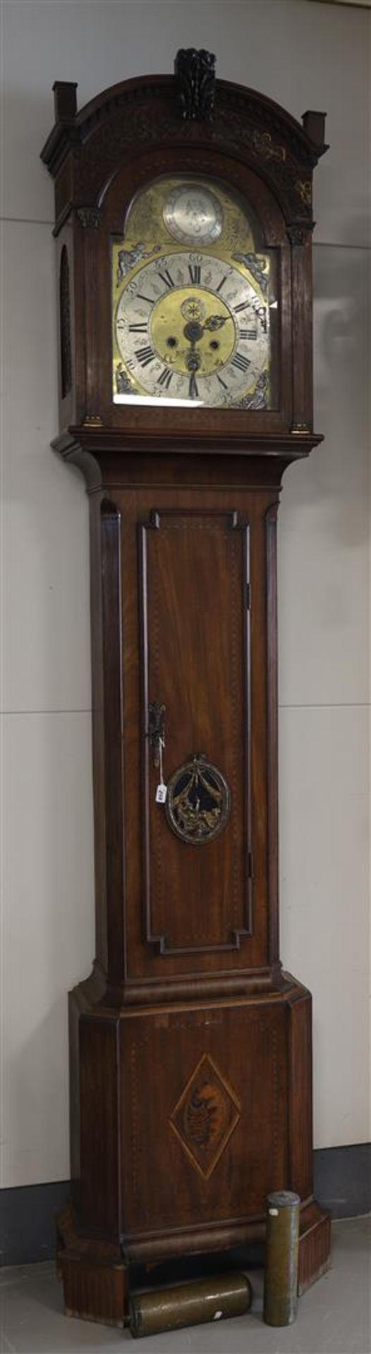 A grandfather clock, Holland 18th century.