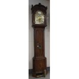 A grandfather clock, Holland 18th century.