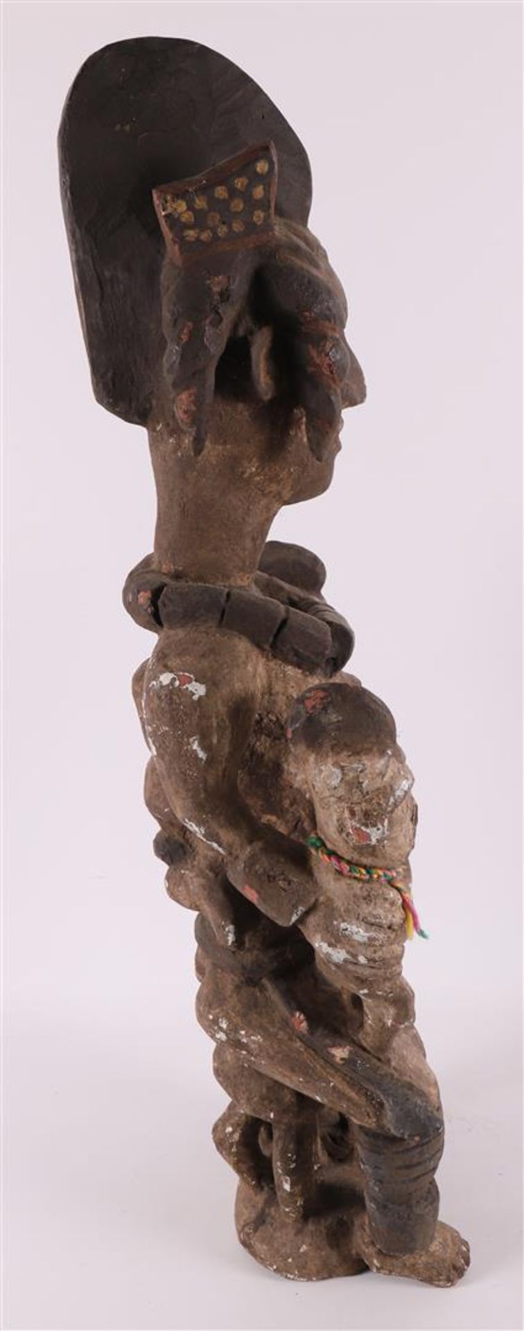 Ethnographic/tribal. A wooden fertility statue, Africa, Yoruba tribe - Image 4 of 4