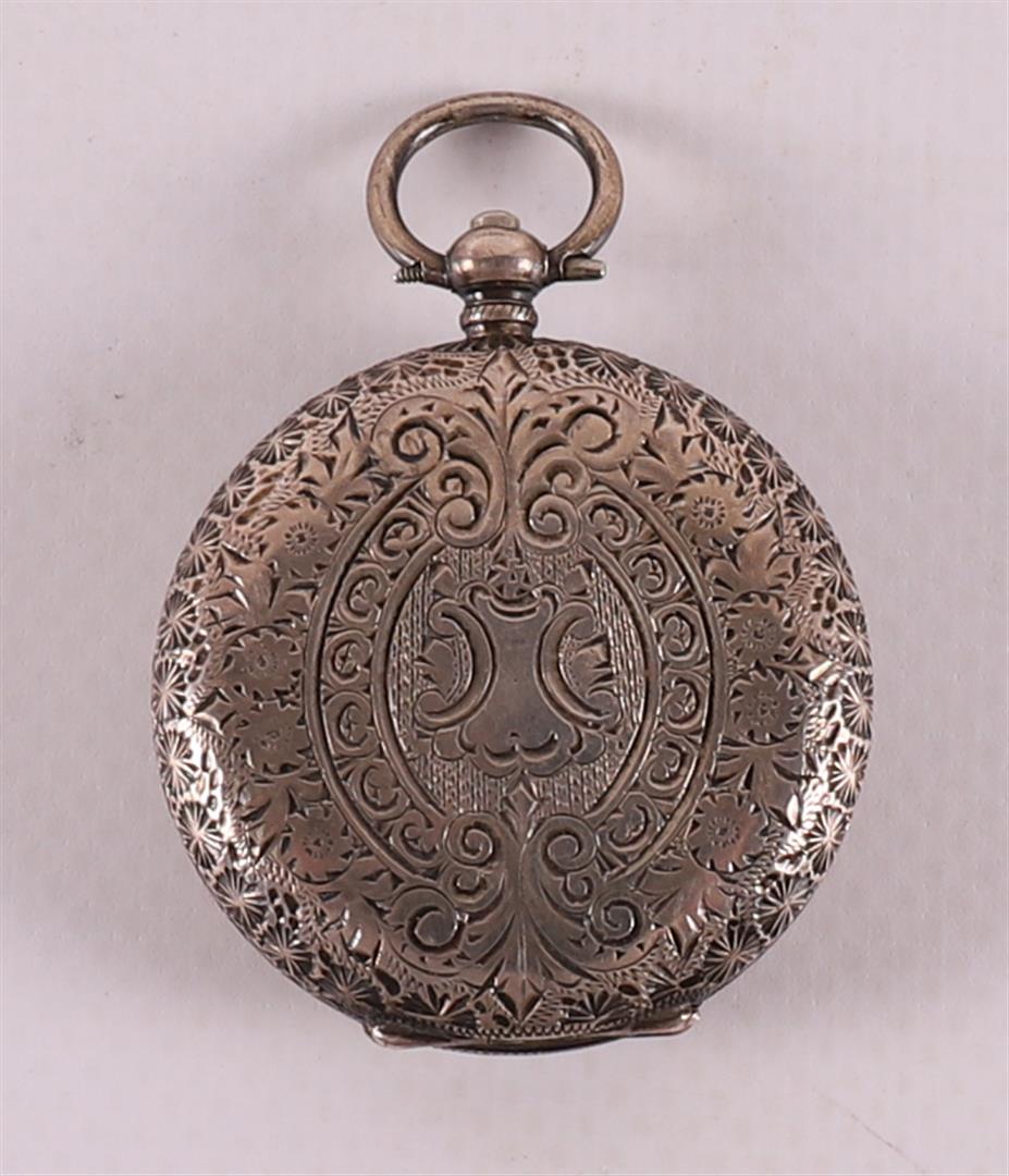 Two various men's vest pocket watches in silver cases, around 1900 - Image 5 of 5