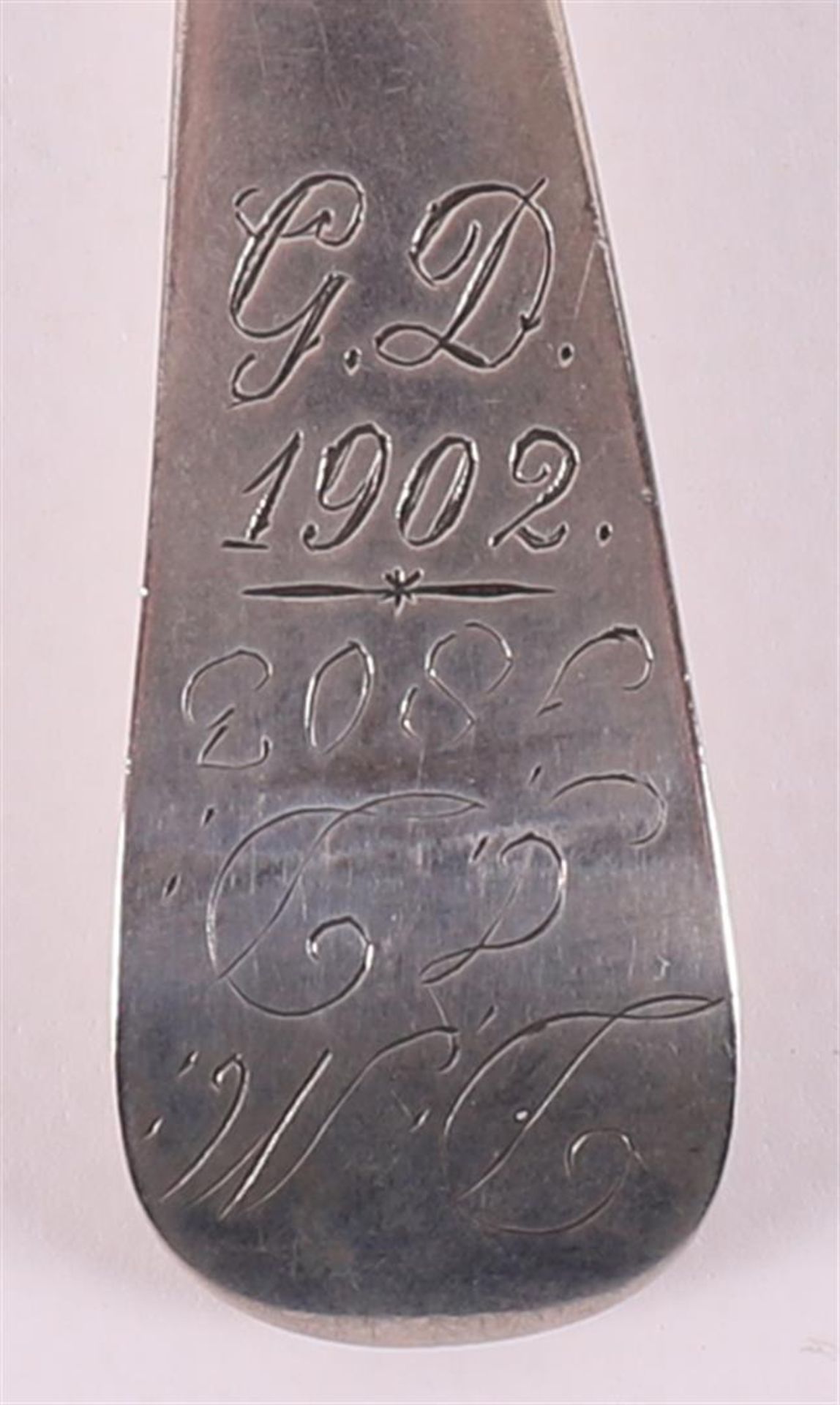 A first grade 925/1000 silver spoon, Groningen, year letter 1777-1778. - Bild 6 aus 6