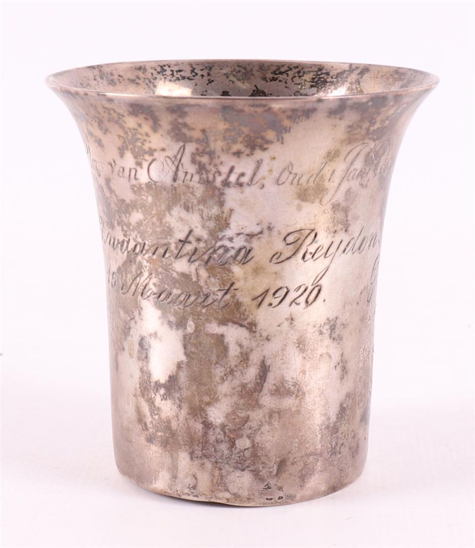A lot of various silver, including a bottle holder, 19th/20th century. - Image 6 of 8